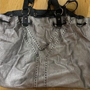 YSL reversible satchel